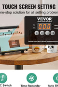 VEVOR Tumbler Heat Press Machine, 11 - 30oz Mug Press, Heat Up Fast and Even, Tumbler Press with Sublimation Paper, Tape and Gloves, Temp and Time Setting, for Sublimation Tumblers, Cups, Mugs, Green - with | Sold by Uncle Wiener's Wholesale