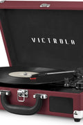 Victrola Nostalgic 6 - in - 1 Bluetooth Record Player & Multimedia Center with Built - in Speakers – 3 - Speed Turntable, CD & Cassette Player, AM/FM Radio, Wireless Music Streaming, Farmhouse Oatmeal - with | Sold by Uncle Wiener's Wholesale