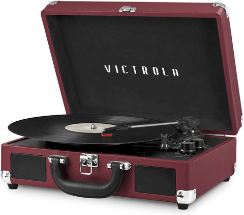 Victrola Nostalgic 6 - in - 1 Bluetooth Record Player & Multimedia Center with Built - in Speakers – 3 - Speed Turntable, CD & Cassette Player, AM/FM Radio, Wireless Music Streaming, Farmhouse Oatmeal - with | Sold by Uncle Wiener's Wholesale