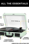 Victrola Nostalgic 6 - in - 1 Bluetooth Record Player & Multimedia Center with Built - in Speakers – 3 - Speed Turntable, CD & Cassette Player, AM/FM Radio, Wireless Music Streaming, Farmhouse Oatmeal - with | Sold by Uncle Wiener's Wholesale