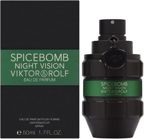 Viktor & Rolf Spicebomb Night Vision for Men Eau de Parfum Spray, 1.7 Ounce - with | Sold by Uncle Wiener's Wholesale