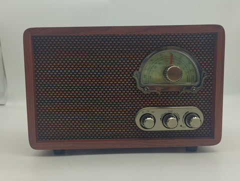 Vintage Bluetooth Retro Radio – AM/FM Analog Tuner with Built - In Speaker 2506217 - with | Sold by Uncle Wiener's Wholesale