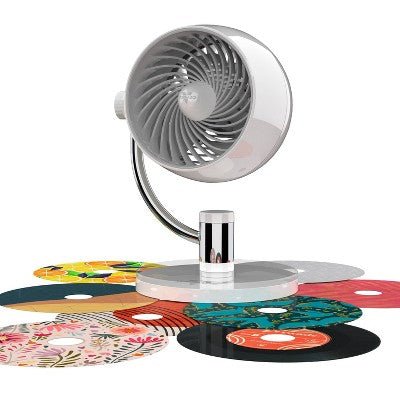 Vornado PIVOT 3U Whole Room Air Circulator with Customizable Design Discs - with 11.28 Inches (H) x 8.17 Inches (W) x 7.8 Inches (D) | Sold by Uncle Wiener's Wholesale