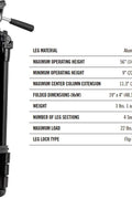 Vortex Optics - Mountain Pass Tripod Kit (TR - MTP) - with | Sold by Uncle Wiener's Wholesale