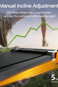 Walking Pad with Incline, Under Desk Treadmill for Home, 2.5HP Portable Treadmills with Remote Control, 4 in 1 Incline Treadmill with LED Display - with Dark Black | Sold by Uncle Wiener's Wholesale