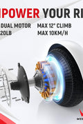 WEELMOTION Hoverboard with Music Speaker and LED Front Lights All Terrain 6.5" UL 2272 Certified Hoverboard with complimentary hover board bag, Two - Wheel Self Balancing scooter with Range up to 10 kms - with | Sold by Uncle Wiener's Wholesale