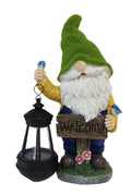 WHIMSICAL GARDEN GNOME WITH FLOWER HAT – OUTDOOR DECOR & LAWN ORNAMENT - with | Sold by Uncle Wiener's Wholesale