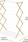 Whitmor Drying Rack, Hardwood, Wood - with | Sold by Uncle Wiener's Wholesale
