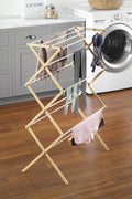 Whitmor Drying Rack, Hardwood, Wood - with | Sold by Uncle Wiener's Wholesale