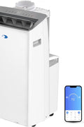 Whynter Inverter Portable Air Conditioner 14,000 BTU with Dual Hose, Dehumidifier, Cooling Fan & Smart Wi - Fi for 600 Sq Ft Rooms, NEX ARC - 1230WN (12,000 SACC), White - with | Sold by Uncle Wiener's Wholesale
