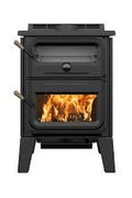 Wood Burning Fireplace Cook Stove – Rustic Heating & Cooking Solution | SKU: 1214339 - with | Sold by Uncle Wiener's Wholesale