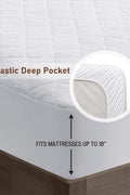 Woolrich Heated Mattress Pad Twin XL - Sherpa Electric Mattress Topper, Auto Shut Off, 5 Heat Levels Controller, Deep Elastic Pocket Up to 17" Mattress, UL Certified, Machine Washable, Twin XL White - with White | Sold by Uncle Wiener's Wholesale