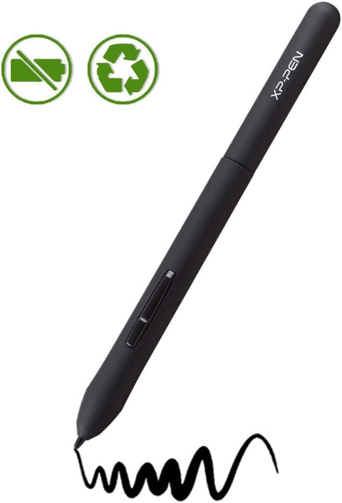 XPPen PN01 Battery - Free Stylus 8192 levels of Pen Pressure Sensitivity Compatible with XPPen Star03 Star06 StarG430S StarG640 M708 Graphic Drawing Tablet (Black) - with black / black | Sold by Uncle Wiener's Wholesale