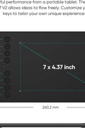 XPPen Updated Deco Mini7 V2 Drawing Tablet - 16384 Levels of Pressure Battery - Free Stylus, 7 x 4 OSU Drawing Pad, 8 Hotkeys for Digital Art, Teaching, Gaming Graphic Tablet for Chrome, PC, Mac, Android - with | Sold by Uncle Wiener's Wholesale