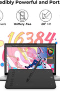 XPPen Updated Deco Mini7 V2 Drawing Tablet - 16384 Levels of Pressure Battery - Free Stylus, 7 x 4 OSU Drawing Pad, 8 Hotkeys for Digital Art, Teaching, Gaming Graphic Tablet for Chrome, PC, Mac, Android - with | Sold by Uncle Wiener's Wholesale