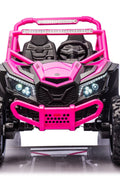 ZFORCE RZR Turbo 24V Ride - On Buggy | 4x795W Motors, 2 - Seater UTV, 15 km/h, 220 lbs Capacity, Leather Seats, EVA Tires, MP4, Remote Control - with Orange & White | Sold by Uncle Wiener's Wholesale