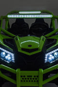 ZFORCE RZR Turbo 24V Ride - On Buggy | 4x795W Motors, 2 - Seater UTV, 15 km/h, 220 lbs Capacity, Leather Seats, EVA Tires, MP4, Remote Control - with Green & Black | Sold by Uncle Wiener's Wholesale