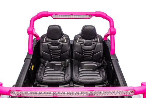 ZFORCE RZR Turbo 24V Ride - On Buggy | 4x795W Motors, 2 - Seater UTV, 15 km/h, 220 lbs Capacity, Leather Seats, EVA Tires, MP4, Remote Control - with Orange & White | Sold by Uncle Wiener's Wholesale