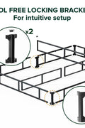 Zinus Metal King 5 Inch Smart Box Spring with Quick Assembly - with Gray | Sold by Uncle Wiener's Wholesale