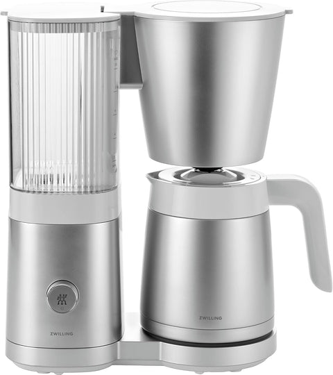 ZWILLING Enfinigy Thermal Carafe Drip Coffee Maker - Silver - with | Sold by Uncle Wiener's Wholesale